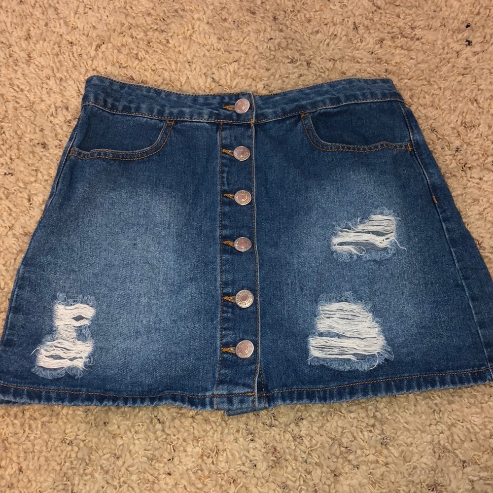 Denim skirt
